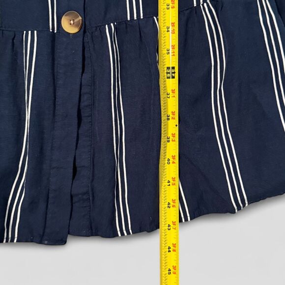 Terra & Sky Off the Shoulder Midi Dress Button Down Smocked Size 4X / 28W-30W - Picture 7 of 10